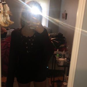 Long sleeve  burgundy sweater